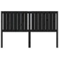 vidaXL Cabecero de cama madera maciza de pino negro 165,5x4x100 cm vidaXL Cabecero de cama madera maciza de pino negro 165,5x4x100 cm