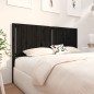 vidaXL Cabecero de cama madera maciza de pino negro 165,5x4x100 cm vidaXL Cabecero de cama madera maciza de pino negro 165,5x4x100 cm