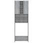 vidaXL Armario de lavadora gris Sonoma 64x25,5x190 cm vidaXL Armario de lavadora gris Sonoma 64x25,5x190 cm