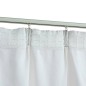 vidaXL Cortinas opacas con ganchos 2 piezas blanco crudo 140x225 cm vidaXL Cortinas opacas con ganchos 2 piezas blanco crudo 140x225 cm