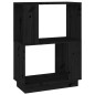 vidaXL Estantería/divisor de espacios madera pino negro 51x25x70 cm vidaXL Estantería/divisor de espacios madera pino negro 51x25x70 cm