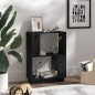 vidaXL Estantería/divisor de espacios madera pino negro 51x25x70 cm vidaXL Estantería/divisor de espacios madera pino negro 51x25x70 cm