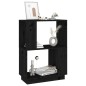 vidaXL Estantería/divisor de espacios madera pino negro 51x25x70 cm vidaXL Estantería/divisor de espacios madera pino negro 51x25x70 cm