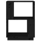 vidaXL Estantería/divisor de espacios madera pino negro 51x25x70 cm vidaXL Estantería/divisor de espacios madera pino negro 51x25x70 cm