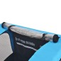 vidaXL Remolque para bicicletas gris y azul 30 kg vidaXL Remolque para bicicletas gris y azul 30 kg