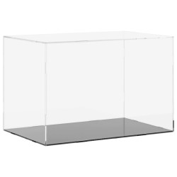 vidaXL Caja de exposición acrílico transparente 56x36x37 cm