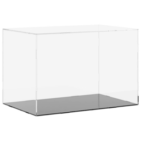 vidaXL Caja de exposición acrílico transparente 56x36x37 cm