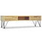 vidaXL Mueble para la TV 120x35x35 cm de madera maciza de teca vidaXL Mueble para la TV 120x35x35 cm de madera maciza de teca