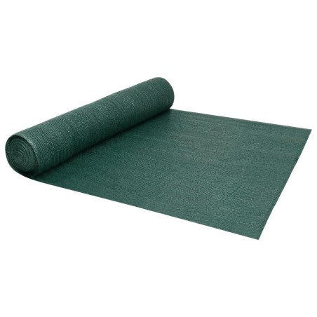 vidaXL Red de privacidad HDPE verde 2x50 m 195 g/m² 