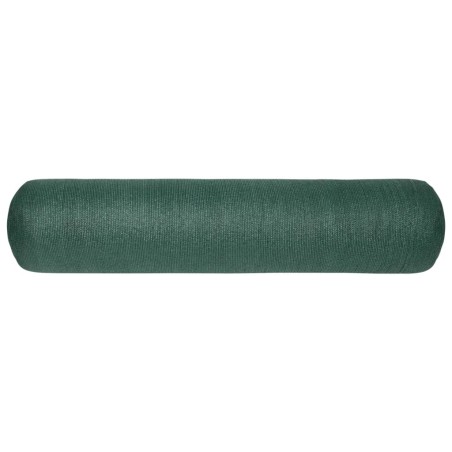 vidaXL Red de privacidad HDPE verde 2x50 m 195 g/m² 