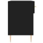 vidaXL Banco zapatero madera de ingeniería negro 102x35x55 cm vidaXL Banco zapatero madera de ingeniería negro 102x35x55 cm