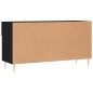 vidaXL Banco zapatero madera de ingeniería negro 102x35x55 cm vidaXL Banco zapatero madera de ingeniería negro 102x35x55 cm