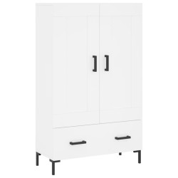 vidaXL Aparador alto madera de ingeniería blanco 69,5x31x115 cm