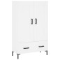 vidaXL Aparador alto madera de ingeniería blanco 69,5x31x115 cm