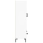 vidaXL Aparador alto madera de ingeniería blanco 69,5x31x115 cm