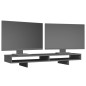 vidaXL Soporte para monitor madera maciza de pino gris 100x27x14 cm vidaXL Soporte para monitor madera maciza de pino gris 100x27x14 cm