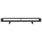 vidaXL Soporte para monitor madera maciza de pino gris 100x27x14 cm vidaXL Soporte para monitor madera maciza de pino gris 100x27x14 cm