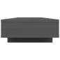 vidaXL Soporte para monitor madera maciza de pino gris 100x27x14 cm vidaXL Soporte para monitor madera maciza de pino gris 100x27x14 cm