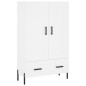 vidaXL Aparador alto madera de ingeniería blanco 69,5x31x115 cm vidaXL Aparador alto madera de ingeniería blanco 69,5x31x115 cm