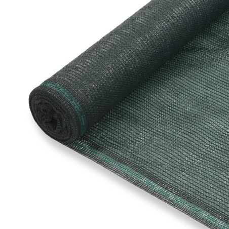 vidaXL Toldo para pista de tenis HDPE 1x50 m verde