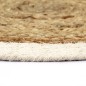 vidaXL Mantel individual redondo 4 uds yute algodón natural liso 38 cm vidaXL Mantel individual redondo 4 uds yute algodón natural liso 38 cm
