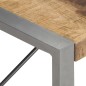 vidaXL Mesa de centro de madera de mango rugosa 180x90x40 cm