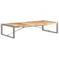 vidaXL Mesa de centro de madera de mango rugosa 180x90x40 cm