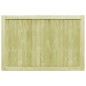 vidaXL Puertas de valla madera 2 uds de pino impregnada 300x100 cm vidaXL Puertas de valla madera 2 uds de pino impregnada 300x100 cm