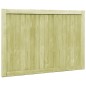 vidaXL Puertas de valla madera 2 uds de pino impregnada 300x100 cm vidaXL Puertas de valla madera 2 uds de pino impregnada 300x100 cm