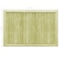 vidaXL Puertas de valla madera 2 uds de pino impregnada 300x100 cm vidaXL Puertas de valla madera 2 uds de pino impregnada 300x100 cm