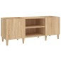 vidaXL Mueble de discos contrachapada roble sonoma 121x38x48 cm vidaXL Mueble de discos contrachapada roble sonoma 121x38x48 cm