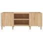 vidaXL Mueble de discos contrachapada roble sonoma 121x38x48 cm vidaXL Mueble de discos contrachapada roble sonoma 121x38x48 cm