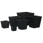 vidaXL Conjunto de arriates 3 piezas jacinto de agua negro vidaXL Conjunto de arriates 3 piezas jacinto de agua negro