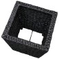 vidaXL Conjunto de arriates 3 piezas jacinto de agua negro vidaXL Conjunto de arriates 3 piezas jacinto de agua negro