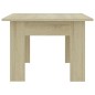 vidaXL Mesa de centro madera contrachapada color roble 100x60x42 cm vidaXL Mesa de centro madera contrachapada color roble 100x60x42 cm