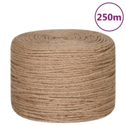 vidaXL Cuerda de yute 250 m de longitud y 8 mm de grosor