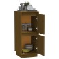 vidaXL Aparador de madera maciza de pino marrón miel 31,5x34x75 cm