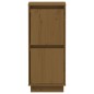 vidaXL Aparador de madera maciza de pino marrón miel 31,5x34x75 cm