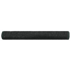 vidaXL Toldo para pista de tenis HDPE 2x100 m negro