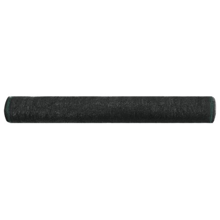 vidaXL Toldo para pista de tenis HDPE 2x100 m negro