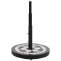 vidaXL Base de sombrilla redonda negro y blanco 12 kg vidaXL Base de sombrilla redonda negro y blanco 12 kg