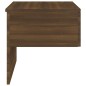 vidaXL Mesita de noche de pared marrón roble vidaXL Mesita de noche de pared marrón roble