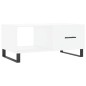 vidaXL Mesa de centro madera contrachapada blanco 90x50x40 cm vidaXL Mesa de centro madera contrachapada blanco 90x50x40 cm