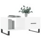 vidaXL Mesa de centro madera contrachapada blanco 90x50x40 cm vidaXL Mesa de centro madera contrachapada blanco 90x50x40 cm