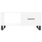 vidaXL Mesa de centro madera contrachapada blanco 90x50x40 cm vidaXL Mesa de centro madera contrachapada blanco 90x50x40 cm