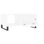 vidaXL Mesa de centro madera contrachapada blanco 90x50x40 cm vidaXL Mesa de centro madera contrachapada blanco 90x50x40 cm