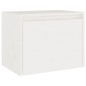 vidaXL Armario de pared de madera maciza de pino blanco 45x30x35 cm vidaXL Armario de pared de madera maciza de pino blanco 45x30x35 cm