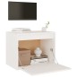 vidaXL Armario de pared de madera maciza de pino blanco 45x30x35 cm vidaXL Armario de pared de madera maciza de pino blanco 45x30x35 cm