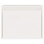 vidaXL Armario de pared de madera maciza de pino blanco 45x30x35 cm vidaXL Armario de pared de madera maciza de pino blanco 45x30x35 cm