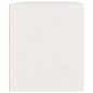 vidaXL Armario de pared de madera maciza de pino blanco 45x30x35 cm vidaXL Armario de pared de madera maciza de pino blanco 45x30x35 cm